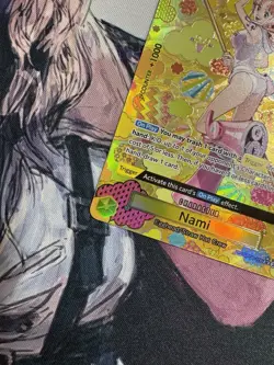 One Piece OP09 Nami SP Alt Art Holo Card - Image 5