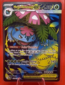 Mega Venusaur EX 155/132 Mega Evolution ENGLISH Pokemon TCG Card NM - Image 1