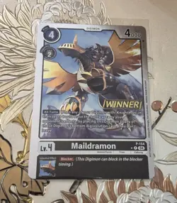 Digimon Card Game Maildramon Winner Foil P-154 Promo AUC - Image 1