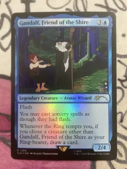 MTG Foil Gandalf, Friend of the Shire Secret Lair Drop Series Lord of the Rings - Image 1