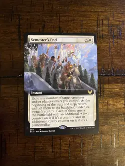 Semester's End X1 (Extended Art) (Near Mint) (Magic The Gathering: STX) - Image 1