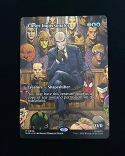 2025 Magic The Gathering MTG Marvel EN M 0008 Clever Impersonator KM035 - Image 1