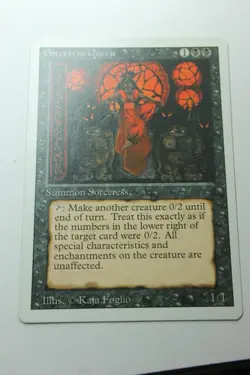 MTG Sorceress Queen x1- -Revised Edition-Lightly Played - Image 1
