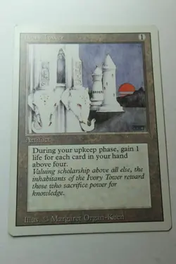 MTG Ivory Tower x1- -Revised Edition-Lightly Played - Image 1