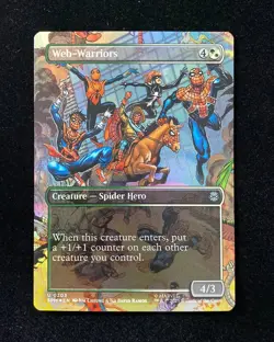 2025 Magic The Gathering MTG Marvel EN Foil U 0203 Web-Warriors KM035 - Image 1