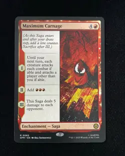 2025 Magic The Gathering MTG Marvel EN R 0083 Maximum Carnage KM035 - Image 1