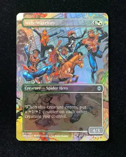 2025 Magic The Gathering MTG Marvel EN Foil U 0203 Web-Warriors KM035 - Image 1
