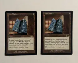 LOT OF 2 Iron Maiden Ex/LP Urza's Legacy Rare MTG Magic the Gathering - Image 1
