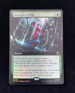 2025 Magic The Gathering MTG Marvel EN Strength Of Will Borderless #R 0267 KM035 - Image 1
