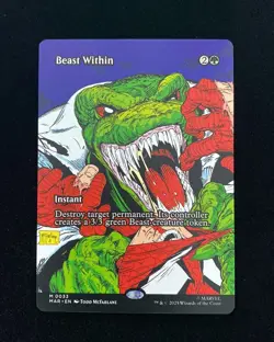 2025 Magic The Gathering MAR Marvel EN M 0033 Beast Within KM035 - Image 1