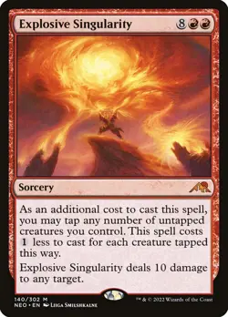 Explosive Singularity (140) Kamigawa: Neon Dynasty NEO MTG Magic - Image 1