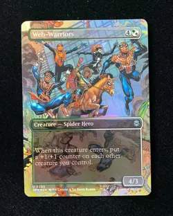 2025 Magic The Gathering MTG Marvel Foil EN U 0203 Web-Warriors KM035 - Image 1