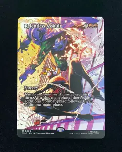 2025 Magic The Gathering MTG Marvel EN M 0025 Relentless Assault KM035 - Image 1