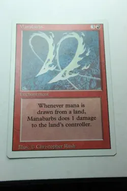 MTG Manabarbs x1- -Revised Edition-Lightly Played - Image 1