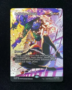 2025 Magic The Gathering MTG Marvel EN M 0025 Relentless Assault KM035 - Image 1
