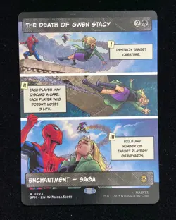 2025 Magic The Gathering MTG Marvel EN R 0223 The Death of Gwen Stacy KM035 - Image 1