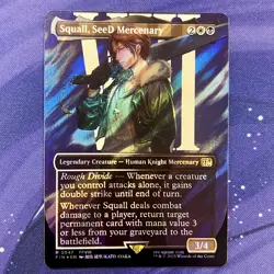 Squall, SeeD Mercenary (Borderless) (Surge Foil) Final Fantasy Foil - Image 1