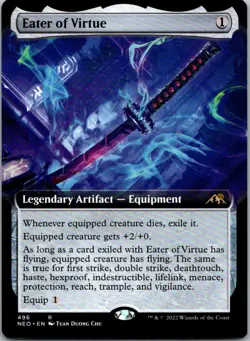 Eater of Virtue (Extended Art) R Kamigawa: Neon Dynasty 496 NM - Image 1