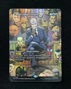 2025 Magic The Gathering MTG Marvel EN Foil M 0008 Clever Impersonator KM035 - Image 1