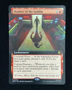 2025 Magic The Gathering MTG Marvel EN R 0262 Shadow of the Goblin KM035 - Image 1