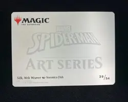 2025 Magic The Gathering Marvel Spider-Man Art Series Silk Web Weaver /54 KM035 - Image 2