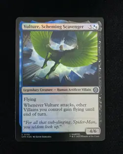 2025 Magic The Gathering MTG Marvel U 0158 Vulture Scheming Scavenger KM035 - Image 1
