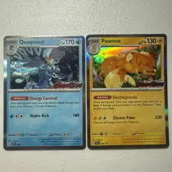 PAWMOT QUAQUAVAL SVP005 SVP006 SCARLET & VIOLET BASE POKEMON PROMO Lot Of 2 Holo - Image 1