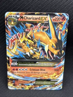 Pokemon TCG Mega Charizard EX XY Evolutions 13/108 Holo Rare EX MP - Image 1