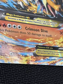 Pokemon TCG Mega Charizard EX XY Evolutions 13/108 Holo Rare EX MP - Image 3