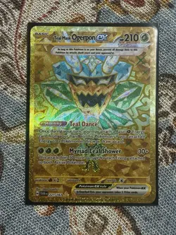 Pokemon TCG Teal Mask Ogerpon EX 221/167 Holo Sv06 Twilight Masquerade - Image 1