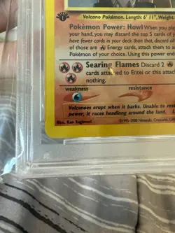 Neo Revelation Entei Holo Rare 1st Edition Pokemon 2001 PSA 9 - Image 5