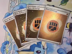 Pokemon Fighting Energy Cosmos Holo SVE 006 Lot Of 4 - Image 1