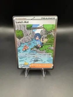 Pokemon TCG Lana's Aid 219/167 Twilight Masquerade Special Illustration Rare NM - Image 1
