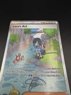 Pokemon TCG Lana's Aid 219/167 Twilight Masquerade Special Illustration Rare NM - Image 4