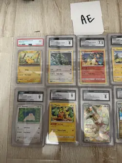 10 PSA CGC Graded Pokemon Lot 151 Mewtwo Umbreon Charizard Mcdonalds Pikachu - Image 2