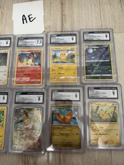 10 PSA CGC Graded Pokemon Lot 151 Mewtwo Umbreon Charizard Mcdonalds Pikachu - Image 3