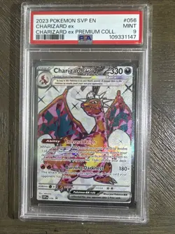 PSA 9 Mint Charizard ex SVP 056 Pokemon Scarlet Violet Promo Full Art - Image 1
