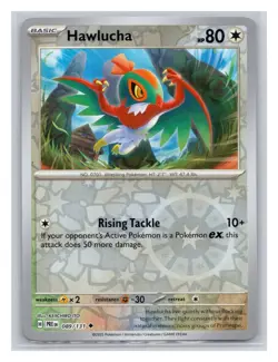 Pokemon TCG Hawlucha 089/131 SV: Prismatic Evolutions Reverse Holo NM - Image 1