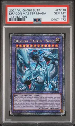 2024 1ST ED #EN118 DRAGON MASTER MAGIA PSA 10 - Image 1