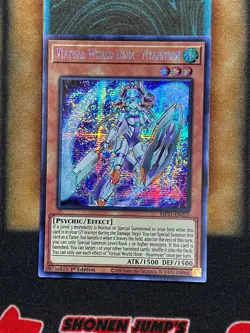 Yugioh Virtual World Hime - Nyannyan MP21-EN223 Secret Rare 1st Ed NM - Image 1