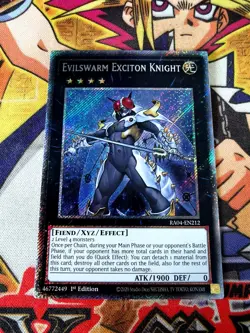 Evilswarm Exciton Knight ra04-en212 (NEW) Platinum-Secret Yu-Gi-Oh - Image 1