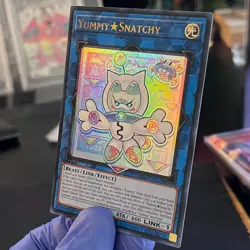 Yugioh YummySnatchy JUSH-EN022 Justice Hunters - 1st Edition - Ultra Rare - Mint - Image 1
