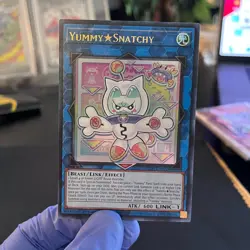 Yugioh YummySnatchy JUSH-EN022 Justice Hunters - 1st Edition - Ultra Rare - Mint - Image 2