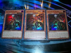 3x Fallen of Albaz 1st Edition Ultra Rare RA01-EN021 Yu-Gi-Oh! - Image 1