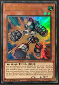 Yu-Gi-Oh! - Junk Anchor - BLAR-EN065 - Ultra Rare - 1st Ed - NM/M - NEW - Image 1