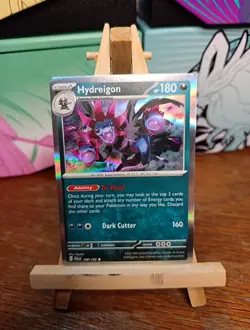 Pokemon Hydreigon Holo Rare Card 140/193 S&V Paldea Evolved - Image 1