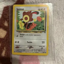 Pokemon TCG Sentret Neo Discovery Card 63/75 Unlimited Regular Common WOTC - Image 1
