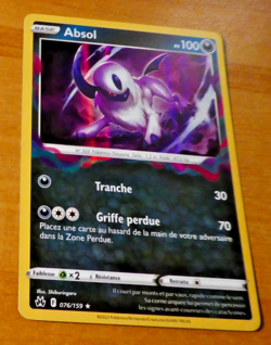 POKEMON ZENITH SUPREME FRANCAISE CARD RARE HOLO CARTE ABSOL 076/159 FR NM 2023 - Image 1