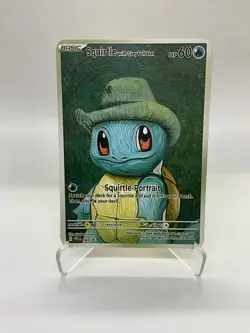 Squitrle Van Gogh Gold Metal Pokemon Card-Collectible Gift Display！ Christmas - Image 2