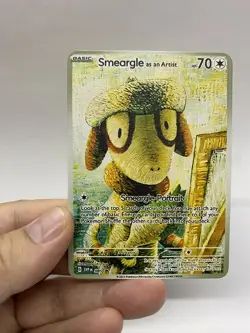 Smeargle Van Gogh Gold Metal Pokemon Card-Collectible Gift Display！ Christmas - Image 2